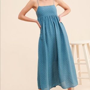 Hutch Swiss Dot Maxi Dress